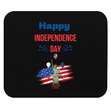 Discover Happy independence day Mouse Pads