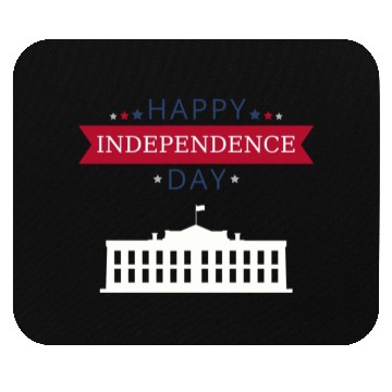 Discover Happy independence day Mouse Pads