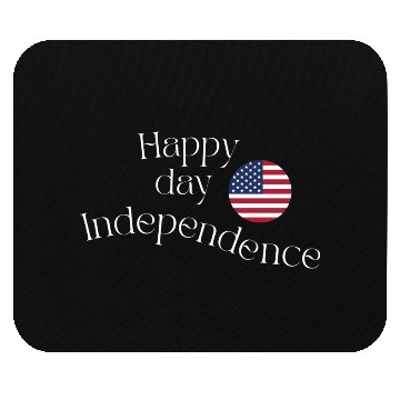 Discover Happy independence day Mouse Pads