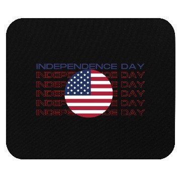 Discover Happy independence day Mouse Pads