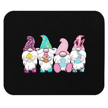 Discover 4 Easter Gnomes Pastel Spring Bunny Ears Gingham R Mouse Pads