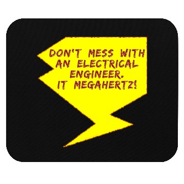 Discover Lightning Bolt Electrical Engineer girl Mouse Pads