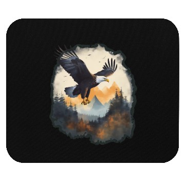 Discover Adventure Design: Majestic Eagle Mouse Pads