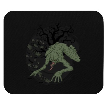 Discover Scary horror monster Halloween creepy Trick Mouse Pads