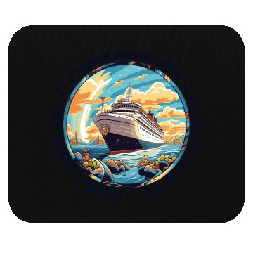 Discover Cruise Mode: On Ship Vacation Mouse Pads