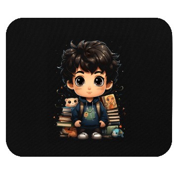 Discover Back to School Pre-K Kindergarten Student Chibi Mouse Pads