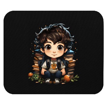 Discover Back to School Pre-K Kindergarten Student Chibi Mouse Pads