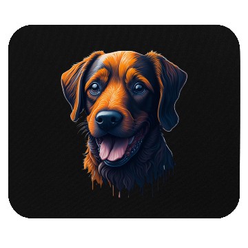 Discover Pawfect Watercolor Dog Mouse Pads