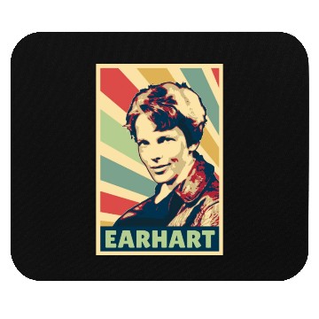 Discover Amelia Earhart Vintage Colors Mouse Pads