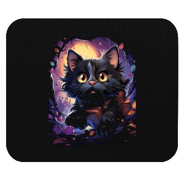 Discover Back to School Funny Cat Kitten Wearing School Mouse Pads