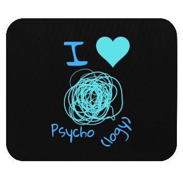 Discover I love psycho(logy) Mouse Pads