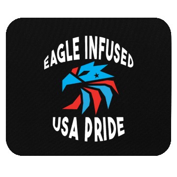 Discover Eagle Infused, USA Pride Mouse Pads