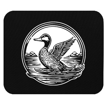 Discover Duck Bird Nature Pond Mouse Pads