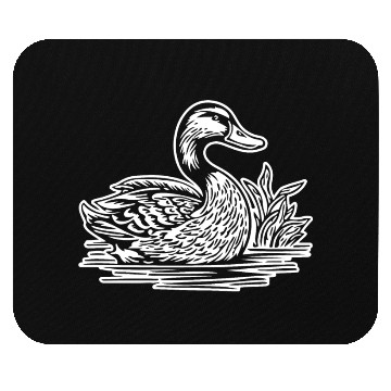 Discover Duck Bird Nature Pond Mouse Pads