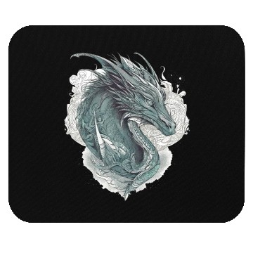 Discover mythical dragon Mouse Pads