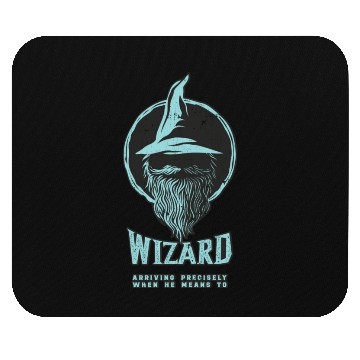 Discover A Wizard Never Late Mouse Pads