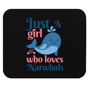 Discover Narwhal Narwhal Lover red Mouse Pads