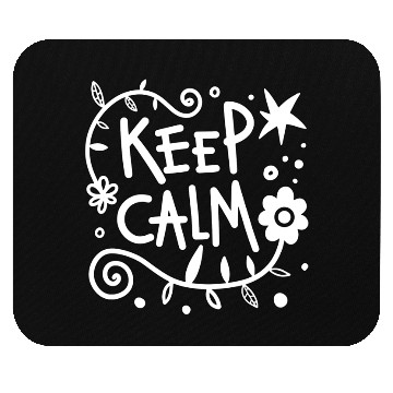 Discover keep calm green 80s humor Mouse Pads