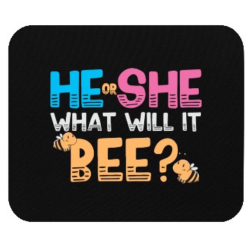 Discover Gender Reveal Bee green Mouse Pads