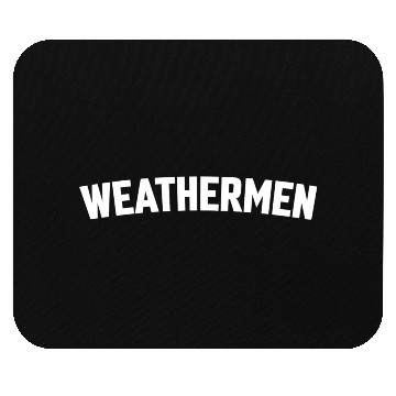 Discover WEATHERMEN yellow funny green Mouse Pads