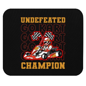 Discover Go Kart Karting Champion Mouse Pads