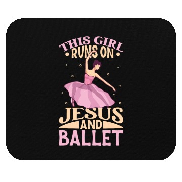 Discover Ballet Ballerina Dance Dancer Dancing Ballet Gift Mouse Pads
