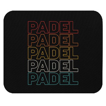 Discover Padel Wallout Retro Mouse Pads