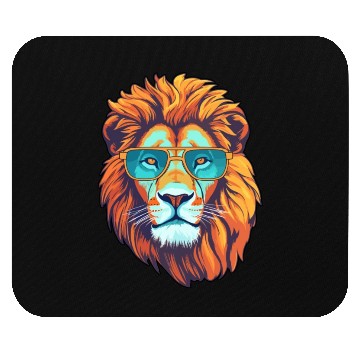 Discover The coolest lion Mouse Pads