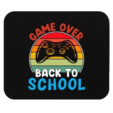 Discover Game Over Back To School Mouse Pads