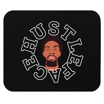 Discover Hustle Face Mouse Pads