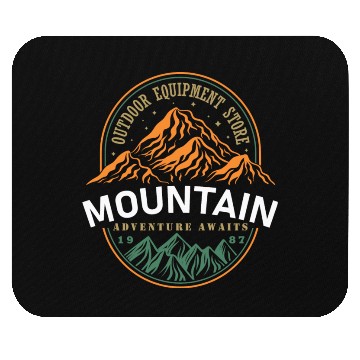 Discover The mountains call hiking rock climbing Mouse Pads