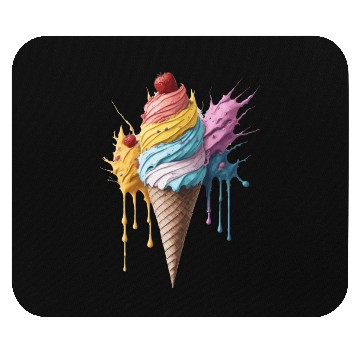 Discover Fruity ice cream Mouse Pads