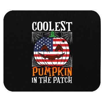 Discover Coolest Pumpkin In The Patch Us Flag Jack O Mouse Pads