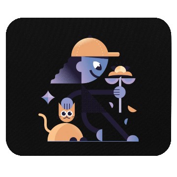 Discover A Flower In My Garden Mouse Pads