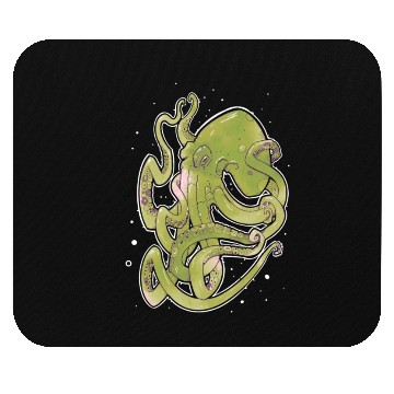Discover Green Octopus Mouse Pads