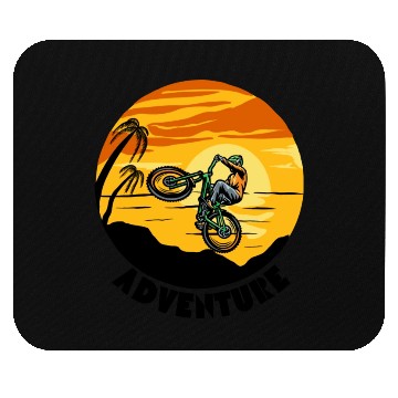Discover Adventure Mountain Biking Mouse Pads