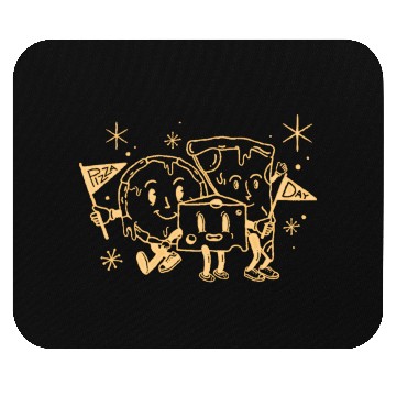 Discover Pizza Friends Mouse Pads
