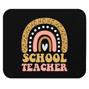 Discover School Teacher Rainbow School Teachers Mouse Pads