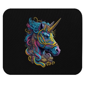 Discover Cute Unicorn Unicorns Colorful Mouse Pads