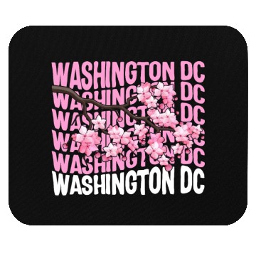 Discover Washington DC Mouse Pads, Cherry Blossom Floral Pop