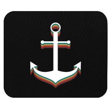 Discover Anchor Retro Colorful Mouse Pads
