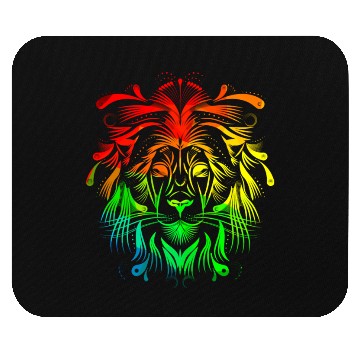 Discover Geometrical Lion Mouse Pads