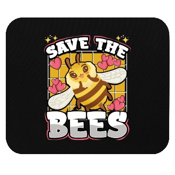 Discover Save The Bees Cute Bumblebee Mouse Pads