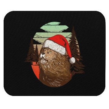 Discover Christmas Lion Mouse Pads