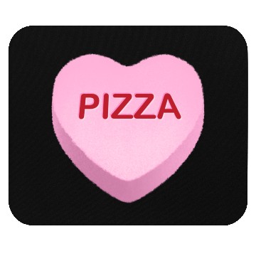 Discover Pizza Candy Heart Mouse Pads