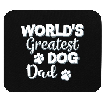 Discover World's Best Dog Dad Mouse Pads