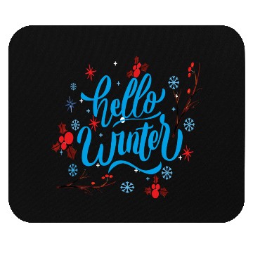Discover Hello Winter Mouse Pads