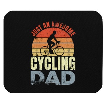 Discover Just An Awesome Cycling Dad Mouse Pads