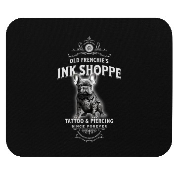 Discover Old Frenchie's Ink Shoppe Mouse Pads
