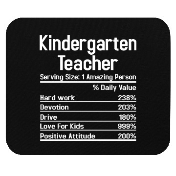 Discover Kindergarten Teacher Mouse Pads